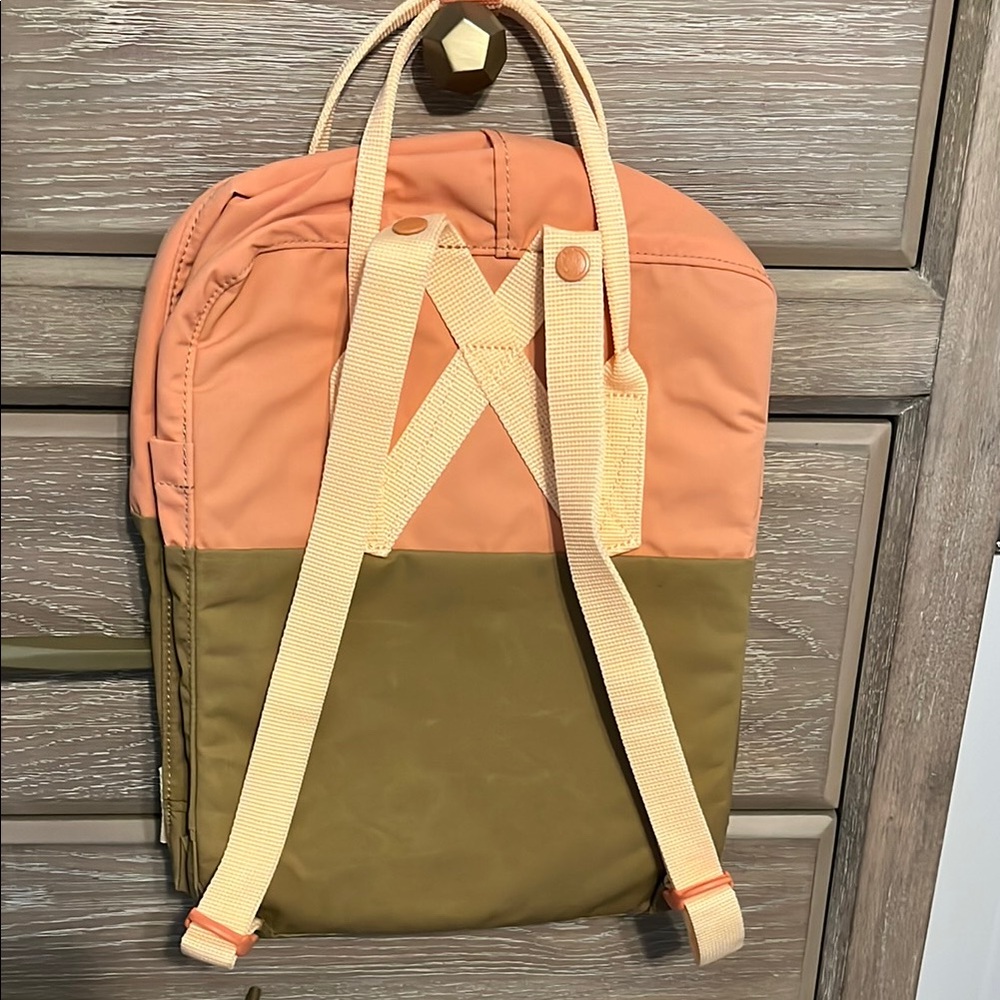 Fjallraven Kanken Earth Inspired Beige and Green Backpack NWT!! - Picture 4 of 8